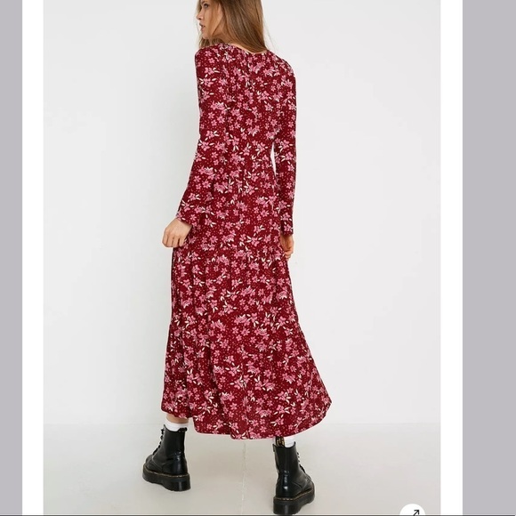 Free People Tiers Of Joy floral boho Midi Dress - Picture 10 of 11